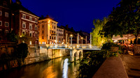 Ljubljana Slovenia at Night
