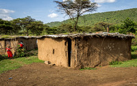 Maasai Village Huts