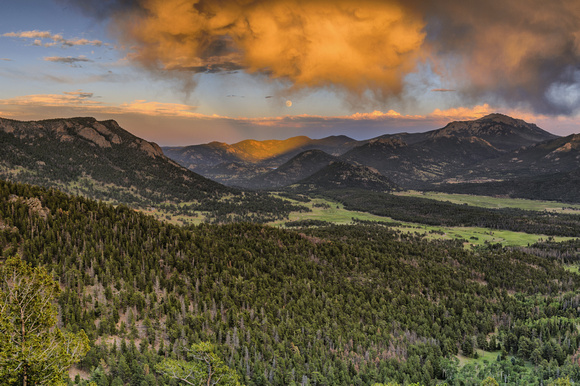 Rocky Mountain National Park Sunset