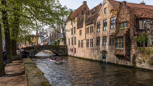 Bruges Canal Scene