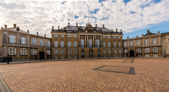 Amalienborg Palace and Square in Copenhagen