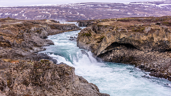 River Skjálfandafljót near Goðafoss Waterfall
