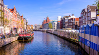 Amsterdam Canal near the Flower Market