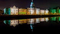 The Custom House and River Liffey at Night