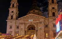 Christmas market in front of St. Stephen’s Basilica