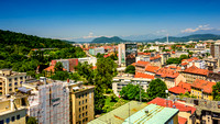 Ljubljana from the Skyscraper