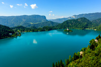 Lake Bled from Bled Castle