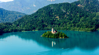 Lake Bled from Bled Castle
