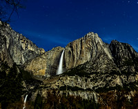 Yosemite Falls at Night - Yosemite National Park California