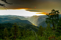 Forest Fire from Road to Glacier Point