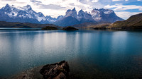 Lago Pehoe and the Cordillera Paine Mountains - Chilean Patagonia Region