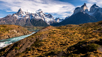 Cordillera Paine Mountains and the Paine River