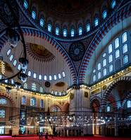 Interior of Süleymaniye Mosque