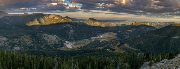 Rocky Mountain National Park Panorama