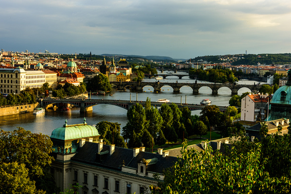 Vltava River and Prague