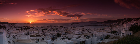 Mykonos Greece Sunset