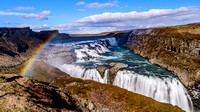 Gullfoss Waterfall located Northwest of Reykjavík