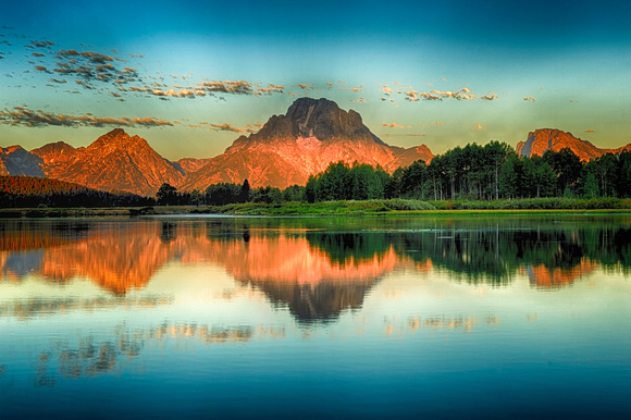 Mount Moran Sunrise from the Oxbows