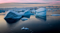 Icebergs near Lemaire Channel - Antarctica