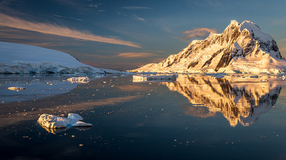 Late Evening Light near Petermann Island