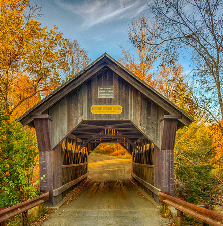 Covered Bridge near Stowe Vermont