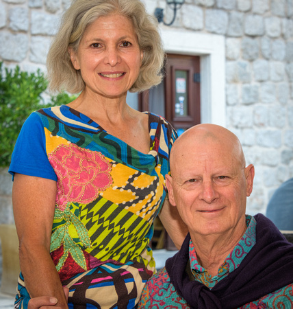 Sandy and George - Farewell Dinner in Dubrovnik