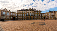 Amalienborg Palace and Square in Copenhagen