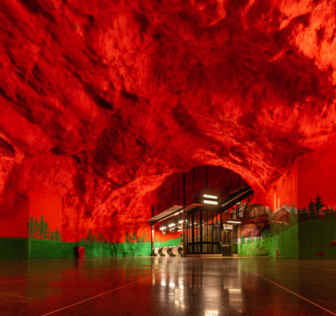Solna Centrum Stockholm Subway Station