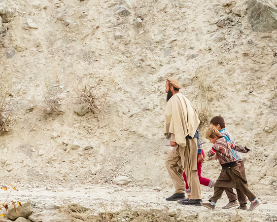 Walkers in Afghanistan