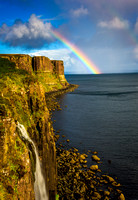 Mealt Falls and Rainbow - Isle of Skye, Scotland