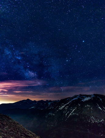 Milky Way over Rocky Mountain National Park, Colorado