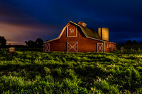 Light Painting a Barn in Longmont