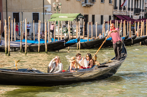 Gondola in Grand Canal