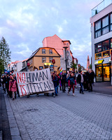 Spontaneous protest about Abortion in Iceland