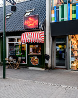 Reykjavík's most famous hot dog stand on Austurstræti Street