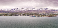 Looking towards Akureyri and Eyjafjörður Fjord