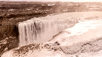 Dettifoss Waterfall. Dettifoss is Europe's most powerful waterfall