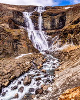 Waterfalls in Jökulsá á Dal Valley west of Egilsstaðir