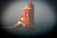 Lighthouse Kjeungskjær between Trondheim and Rørvik