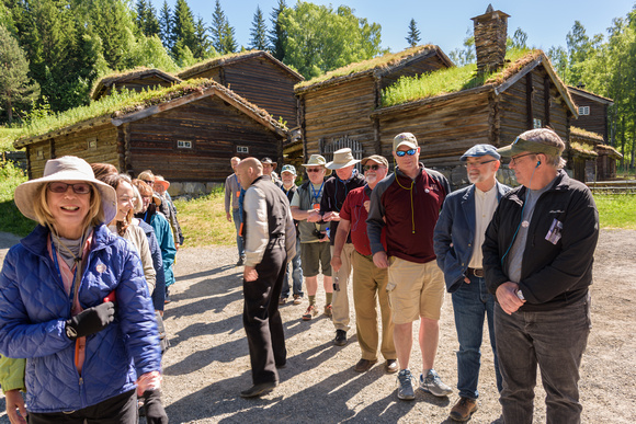 Lining up for School at the Open Air Museum in Lillehammer