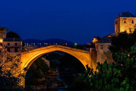 Old Bridge at Night