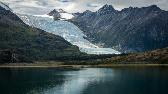 Glacier along the Beagle Channel