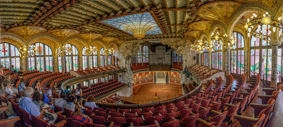 Barcelona, Spain Palace of Catalan Music