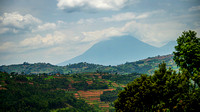 Muhavura Volcano near Rwanda
