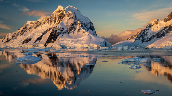 Late Evening Light near Petermann Island