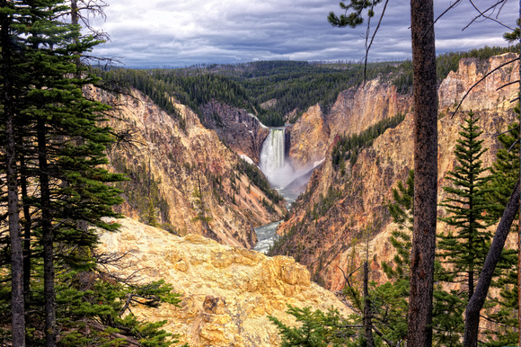 Lower Yellowstone Falls from Artist Point